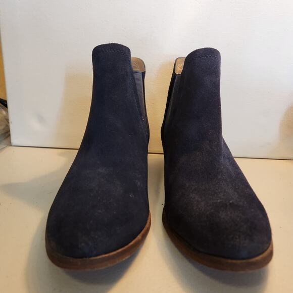 Splendid Women's Blue Suede Ankle Slip-on Booties Size 8 - Picture 2 of 16